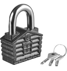 ВС2-34, 76.5 x 34 х 104 мм, дисковый механизм секрета, навесной замок (37220-34)