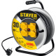 STAYER PRO-325, КГ, 3 х 2.5 мм2, 30 м, 4000 Вт, IP44, силовой удлинитель на стальной катушке (55076-30) купить в Сочи