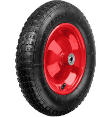 ЗУБР КП-3, 3.25″ х 360 мм, для тачки (арт. 39962), стальной диск, подшипник - 16 мм, пневматическое колесо (39955-3) ЗУБР КП-3, 3.25″ х 360 мм, для тачки (арт. 39962), стальной диск, подшипник - 16 мм, пневматическое колесо (39955-3)