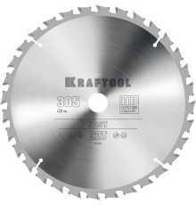 KRAFTOOL Fast, 305 х 30 мм, 32Т, пильный диск по дереву (36950-305-30)
