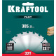 KRAFTOOL Fast, 305 х 30 мм, 32Т, пильный диск по дереву (36950-305-30) купить  в Сочи