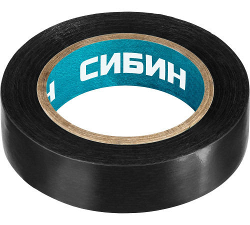 СИБИН 15 мм х 10 м, 5 000 В, черная, изолента ПВХ (1235-2) купить  в Сочи