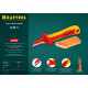 KRAFTOOL KN-1, 1000 В, прямой, диэлектрический нож электрика (45401) купить в Сочи