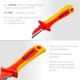 KRAFTOOL KN-1, 1000 В, прямой, диэлектрический нож электрика (45401) купить в Сочи