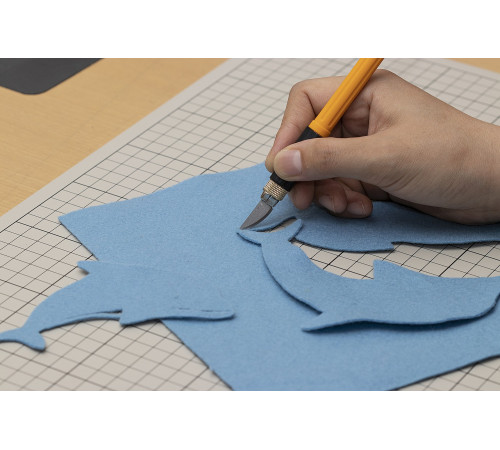 OLFA с профильными лезвиями 6 мм, 4 шт, перовой нож (OL-AK-4) купить  в Сочи