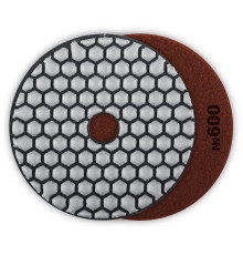 ЗУБР 100 мм, №600, сухое шлифование, алмазный гибкий шлифовальный круг АГШК, Профессионал (29868-600)