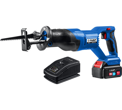 ЗУБР Т7, 20 В, 180 мм, 1 АКБ (4 А·ч), бесщеточная пила сабельная, Профессионал (SPB-180-41) купить  в Сочи