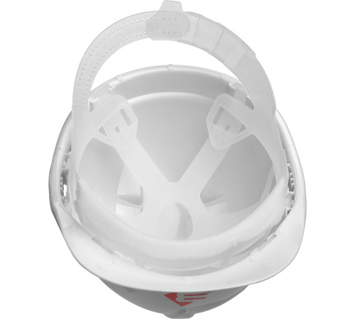 ЗУБР белая, реечный механизм, универсальное крепление для наушников и щитков, защитная каска (11090-2) купить  в Сочи