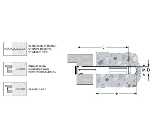 ЗУБР 10 х 72 мм, 60 шт, рамный анкер (302232-10-072) купить  в Сочи