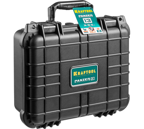 KRAFTOOL PANZER-13, 340 х 290 х 150 мм, (13″), IP55, ударопрочный пластиковый ящик (38251-13) купить в Сочи KRAFTOOL PANZER-13, 340 х 290 х 150 мм, (13″), IP55, ударопрочный пластиковый ящик (38251-13) купить в Сочи