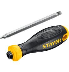 STAYER Hercules, PH2/SL6, 80 мм, переставная отвертка (2512)