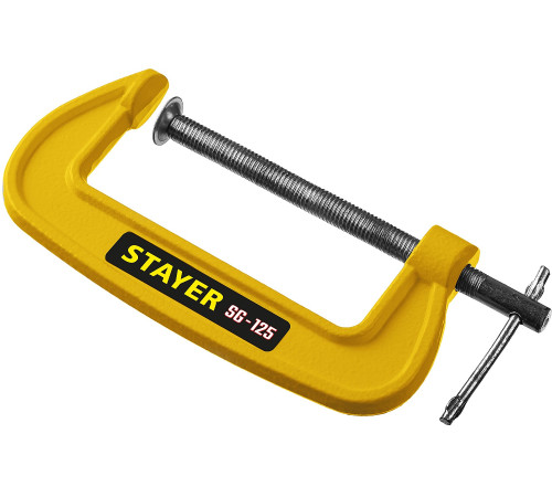 STAYER SG-125, 125 мм, чугунная струбцина G (3215-125) купить  в Сочи STAYER SG-125, 125 мм, чугунная струбцина G (3215-125) купить  в Сочи