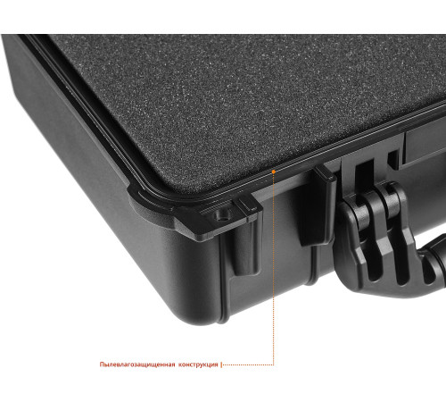 KRAFTOOL PANZER-13, 340 х 290 х 150 мм, (13″), IP55, ударопрочный пластиковый ящик (38251-13) купить  в Сочи