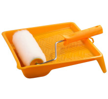 STAYER ВЕСТАН, 44 х 180 мм, бюгель 6 мм, ворс 15 мм, все виды ЛКМ, малярный валик в наборе с ванночкой (0540-18)