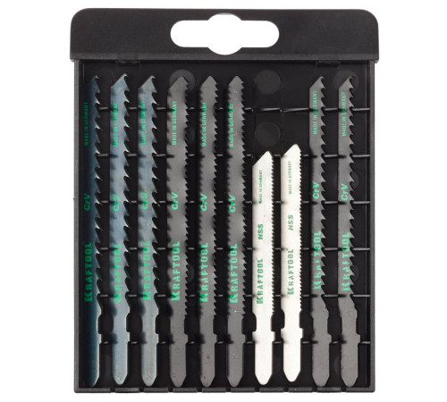 KRAFTOOL EU-хвост., по дереву и металлу, 10 шт, набор полотен (159590-H10) купить  в Сочи