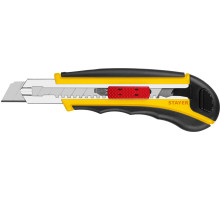 STAYER HERCULES-18, 18 мм, нож с автозаменой и автостопом с доп. фиксатором, Professional (09165)