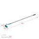 GRINDA PH-225 ALU, 225 х 80 х 1465 мм, D-образный профиль, углеродистая сталь, антикор. покрытие, алюминиевый черенок, мотыга, PROLine (39599) купить в Сочи