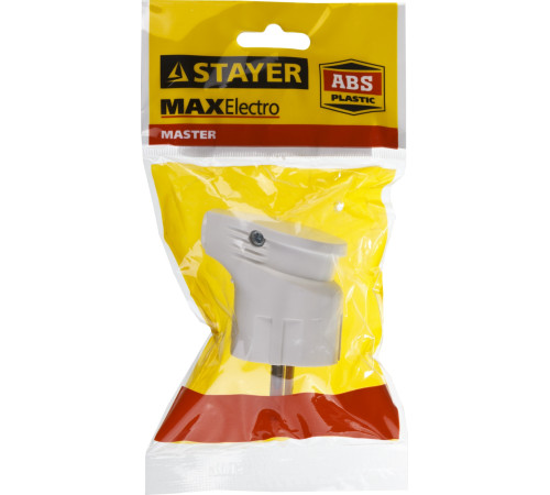 STAYER MAXElectro, белая, 16 А/220 В, 1300 Вт, угловая вилка (55161-W) купить в Сочи STAYER MAXElectro, белая, 16 А/220 В, 1300 Вт, угловая вилка (55161-W) купить в Сочи