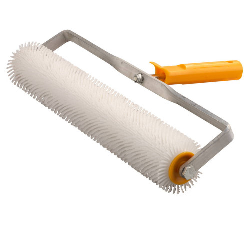 STAYER 75 х 400 мм, бюгель 8 мм, пластмассовые иглы, игольчатый валик для наливных полов в сборе, Professional (03951-40) купить  в Сочи