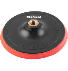 STAYER М14, d 150 мм, пластиковая, мягкая опорная тарелка на липучке для УШМ (35744-150)