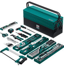 KRAFTOOL GRAND-152, 152 предм., (1/2″+1/4″), Универсальный набор инструмента (27978-H152)