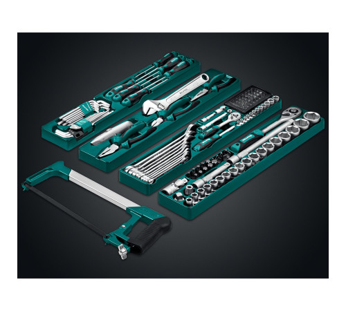 KRAFTOOL GRAND-152, 152 предм., (1/2″+1/4″), Универсальный набор инструмента (27978-H152) купить  в Сочи