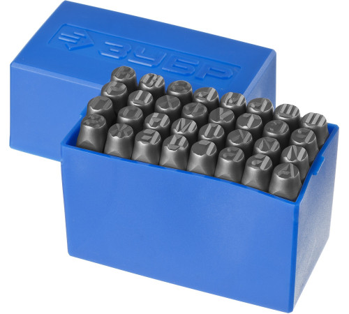 ЗУБР 8 мм, кириллица, штамповочные буквенные клейма, Профессионал (21503-08) купить  в Сочи