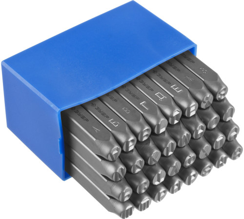 ЗУБР 8 мм, кириллица, штамповочные буквенные клейма, Профессионал (21503-08) купить  в Сочи