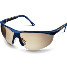 ЗУБР ПРОГРЕСС, открытого типа, серые, стекло устойчивое к царапинам и запотеванию, защитные очки, Профессионал (110323)