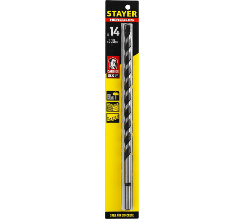 STAYER Hercules, 14 x 300 мм, cверло по бетону, Professional (2915-300-14) купить  в Сочи