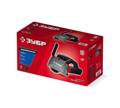 ЗУБР d 125 мм, 1200 Вт, 30 мм, штроборез (бороздодел) (ЗШ-30-1205 Т) купить  в Сочи