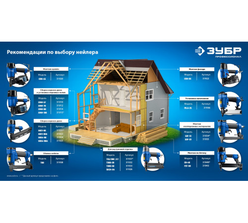 ЗУБР SN34-90, пневматический нейлер для реечных гвоздей ЗУБР SN34/D34 (50-90 мм), Профессионал (31924) купить  в Сочи