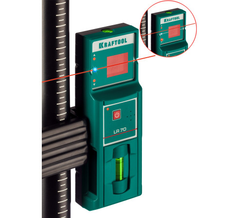 KRAFTOOL LR 70, детектор для линейного нивелира (34607) купить  в Сочи