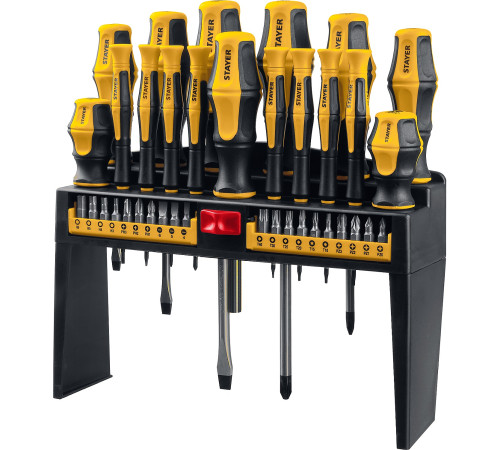 STAYER Hercules-Pro-37, 37 предм., набор отверток с насадками (25312-H37) купить  в Сочи