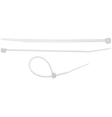 STAYER 3.5 x 200 мм, нейлон РА66, 50 шт, белые, хомуты-стяжки, Professional (3785-20)