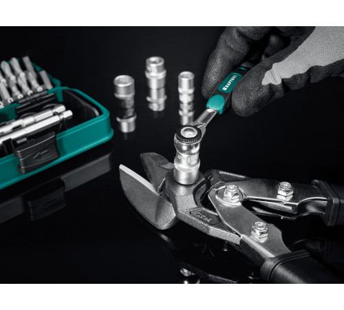 KRAFTOOL X-Drive 35, 35 предм., универсальный набор инструмента 1/4″ (27974) купить  в Сочи