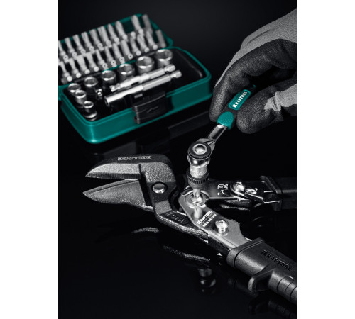 KRAFTOOL X-Drive 35, 35 предм., универсальный набор инструмента 1/4″ (27974) купить  в Сочи