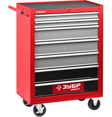 ЗУБР 680 х 330 х 880 мм, инструментальная тележка с 7 ящиками (38905-7)