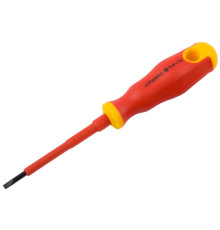 STAYER Electro, SL3 х 75 мм, диэлектрическая отвертка, Professional (25141-03-07)