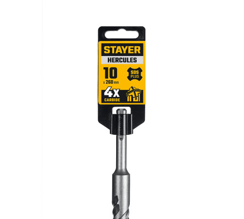 STAYER HERCULES-4Х 10x260 мм, SDS-plus бур (29290-260-10) купить  в Сочи