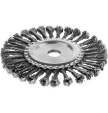 MIRAX 175 мм, жгутированная стальная проволока 0.5 мм, щетка дисковая для УШМ (35140-175)