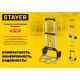 STAYER PROTruck, до 120 кг, из алюминиевого сплава, платформа 48.5 х 35 см, колеса d 16 см, вес 5 кг, складная хозяйственная тележка (38755-120) купить  в Сочи