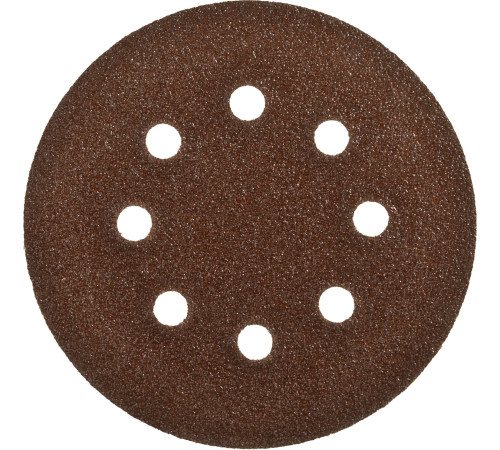Круг шлифовальный ЗУБР ″СТАНДАРТ″ из абразивной бумаги на велкро основе, 8 отв., Р60, 125мм, 5шт купить  в Сочи