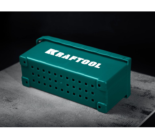 KRAFTOOL 280х115 мм, набор нержавеющих гребенок (6шт) со сменной 2к ручкой, в пластиковом кейсе (33268-H6) купить  в Сочи