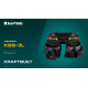 KRAFTOOL KBS-3L пояс монтажника, в комплекте: пояс монтажника и 2 большие сумки (38761) купить  в Сочи