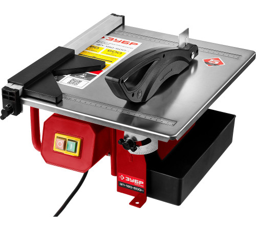 ЗУБР d 180 мм, 600 Вт, настольный электрический плиткорез (ЭП-180-600Н) купить  в Сочи