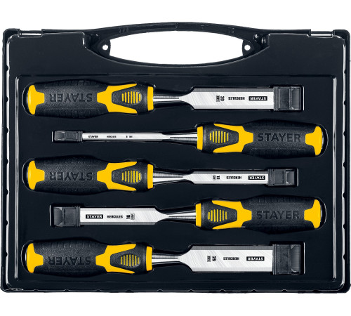 STAYER Hercules, 5 предм., набор стамесок-долот, Professional (18205-H5) купить  в Сочи