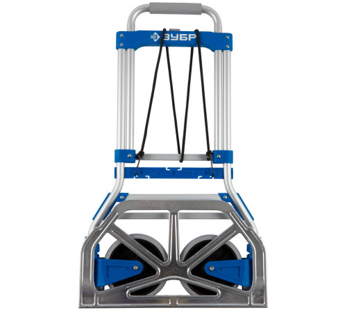 ЗУБР ТР-90, до 90кг, каркас и платформа из алюм, платформа 48.5х28.5см, колеса d13 см, вес 4.65кг, складная хозяйств тележка, Профессионал (38750-90) купить  в Сочи