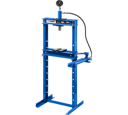 ЗУБР ПГН-12, 12 т, гидравлический пресс с гидронасосом и манометром, Профессионал (43072-12) купить  в Сочи