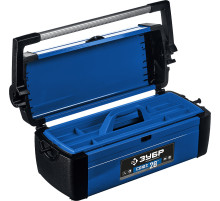 ЗУБР СОЮЗ-28, 710 x 270 x 260 мм, (28″), металлический ящик для инструментов, Профессионал (38151-28)